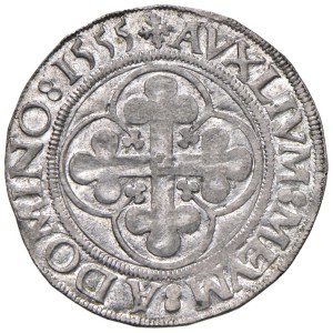Savoy Coins - Emanuele Filiberto (1559–1580) 4 Grossi 1555 - MIR 518a MI (...