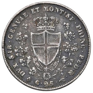 Savoy Coins - Carlo Felice (1821–1831) 25 Centesimi 1829 T - Nomisma 612 A...