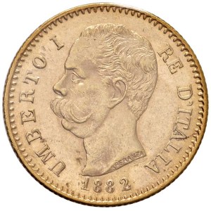 Savoy Coins - Umberto I (1878–1900) 20 Lire 1882 - Nomisma 981 AU Appraised...