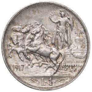 Savoy Coins - Vittorio Emanuele III (1900–1946) 1917 Lira - Nomisma 1205 A...