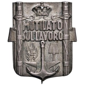 Medals - ITALY (1922–1943) Disabled on the Job Pin, Association ...