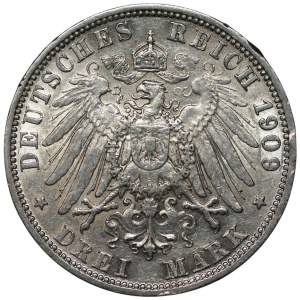 Niemcy, 3 marki 1909 (A), Berlin