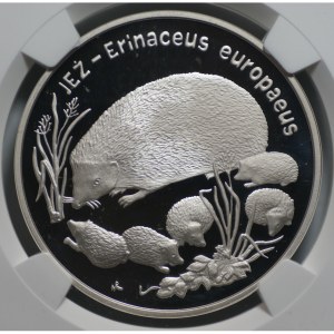 20 zlotych, 1996, Hedgehog, NGC PF 68 ULTRA CAMEO