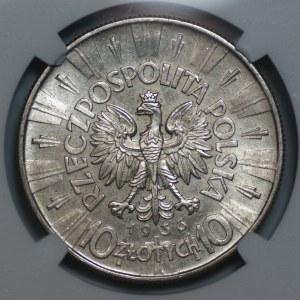 10 zlotych, 1936, Józef Piłsudski, NGC MS 61