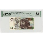 10 zlotych 2012, series AI 5522255, RADAR, PMG 68 EPQ