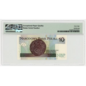 10 zlotych 2012, series AI 5522255, RADAR, PMG 68 EPQ