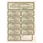 Share of the Bory Nadniemeńskie Timber Company, 1,000 Polish marks, 1921, RARE