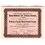 Karolewska Manufaktura “Karol Kröning” S.A., 10,000 Polish marks (10 x 1,000 marks) 1921