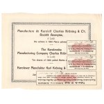 Karolewska Manufaktura “Karol Kröning” S.A., 10,000 Polish marks (10 x 1,000 marks) 1921