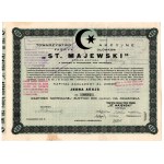 "St. Majewski and Co." Pencil Factory Joint-Stock Company, 600 zł share, 1931