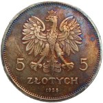 5 zlotych, 1928, with mint mark, NIKE