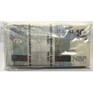 10 zlotych 2016, CL transitional series, Original bank wrapper