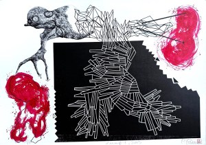 Piotr Pasiewicz, Czerwone plamy, biały, 2013