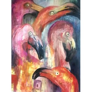 Joanna Knapek, Flamingi, 2024