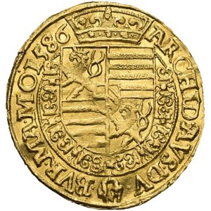 Rudolf II. (1576-1612), Dukát 1586, Praha