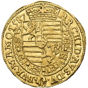 Rudolf II. (1576-1612), Dukát 1587, Praha