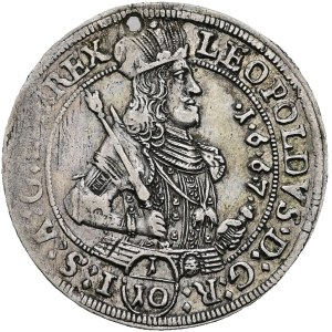 Léopold Ier (1657-1705), 1/10 de thaler de 1667, Hall