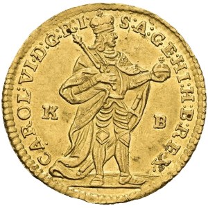 Charles VI (1711–1740), Ducat, 1738 KB, Kremnica