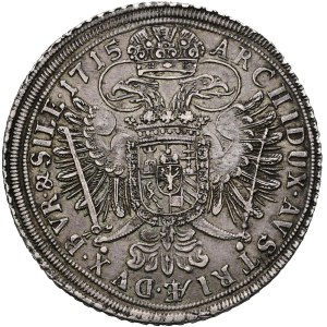 Charles VI (1711–1740), Thaler, 1715, Breslau
