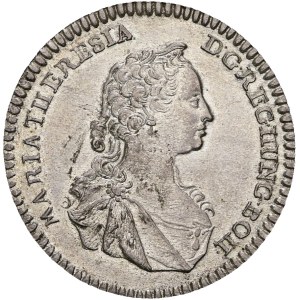 Marie-Thérèse (1740-1780), 1/4 de thaler de 1742, Hall