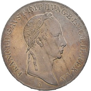 František I. (1792–1835), 1/2 tolar 1830 A, Viedeň