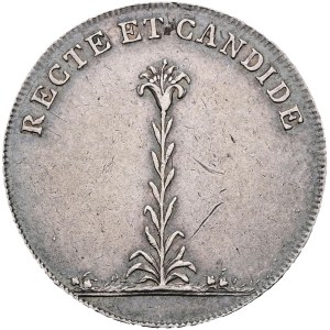 Franciszek I (1792–1835), żeton AR z 1808 r. z okazji koronacji Marii Ludwiki na królową Węgier w Bratysławie