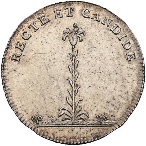 Francis I (1792–1835), AR token from 1808 commemorating the coronation of Marie Ludovika as Queen of Hungary in Bratislava