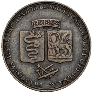 František I. (1792-1835), AE žeton 1815 holdování v Miláně