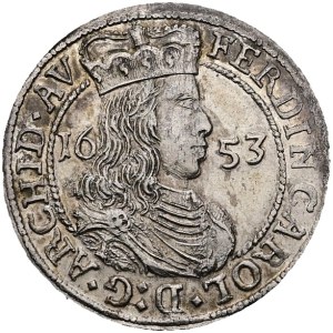 Archbishop Ferdinand Karel (1628–1662), 3 Krejcar, 1653, Hall,