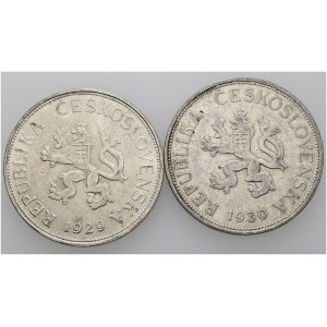 République tchécoslovaque (1918-1939), 5 Kčs 1929, 1930