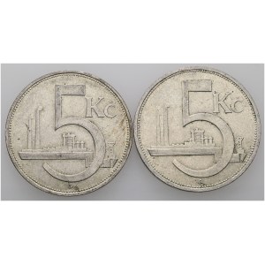 ČSR ( 1918-1939), 5 Kčs 1929, 1930