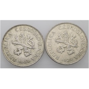 ČSR ( 1918-1939), 5 Kčs 1929, 1930