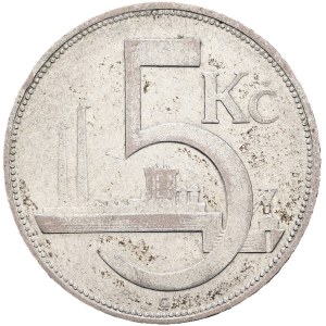 Tschechoslowakei (1918–1939), 5 Kčs, 1932