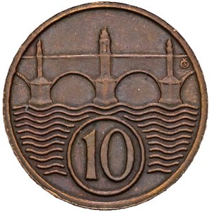 Czechoslovakia (1918–1939), 10 Haléř, 1933