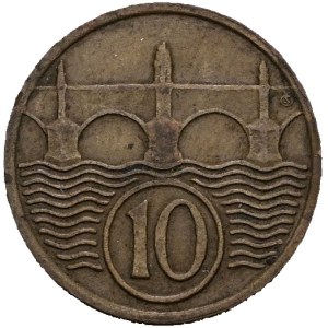 Czechoslovakia (1918–1939), 10 Haléř, 1933