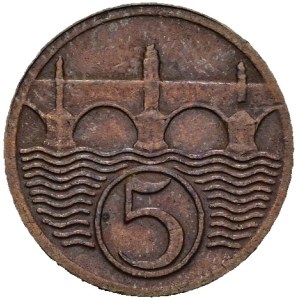 ČSR ( 1918-1939), 5 Haléř 1926