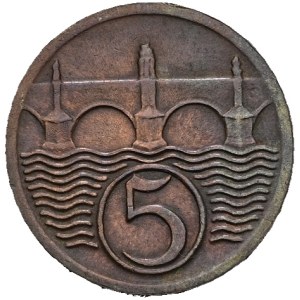 ČSR ( 1918-1939), 5 Haléř 1927