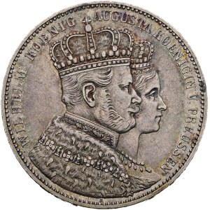 Wilhelm I (1861–1888), Coronation Thaler, 1861, Berlin