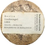 Seals and Seal Stamps, Germany - Seal of the City of Berlin from 1280 - SIGLIVM BURGENSIVM DE