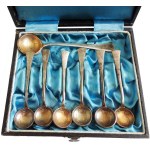 , Hungary - A set of 6 coffee spoons made in Hungary