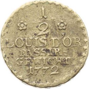 Mincovní váhy, Mincovní závaží - Prusko, Friedrich II. (1740-1786)