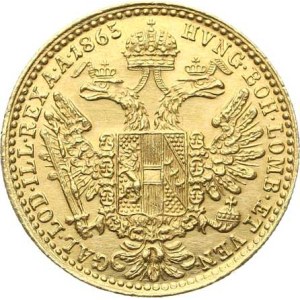 Franciszek Józef I (1848–1916), dukat z 1865 r., E „R”, 3,463 g