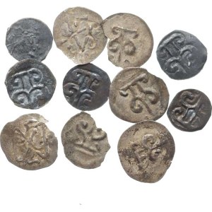 Burma - Sri Kshetra, the city-states of Pyu (300–800 CE), Ag 1/100 unit, 10–12 mm, approx. 0.10 g, A: symbol