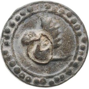 Burma - Sri Kshetra, Pyu City-States (300–800 CE), Pyu/Mon bronze coin, 24 mm, 4.59 g, Obverse: h