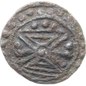 Barma - Šri Kšétra, městské státy Pju (7.-10. stol. po Kr.), Ag 1/4 unit, 2,648 g A: Chrám / uzel 1