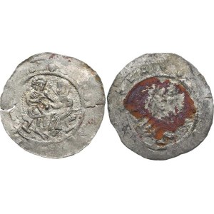 Vladislav I (1109–1125), Denar C – 532 var.: 4 stars (2x) 0.596; +0.578 g 2 k