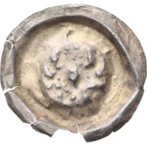 Václav II. (1278-1305), Brakteát střední C - 872 0,447 g, vylomený kraj