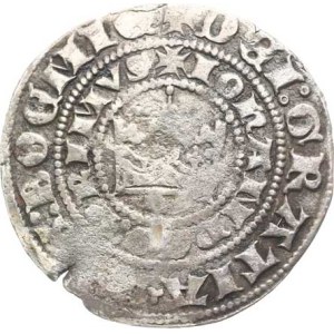 Jan Lucemburský (1310-1346), Pražský groš 2,96 g, vryp v Rv., m. hr.