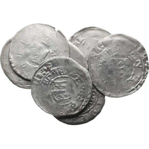 Václav IV.(1378-1419), Pražský groš (8x) 8 ks, nedor.