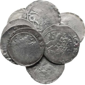Václav IV.(1378-1419), Pražský groš (8x) 8 ks, nedor.